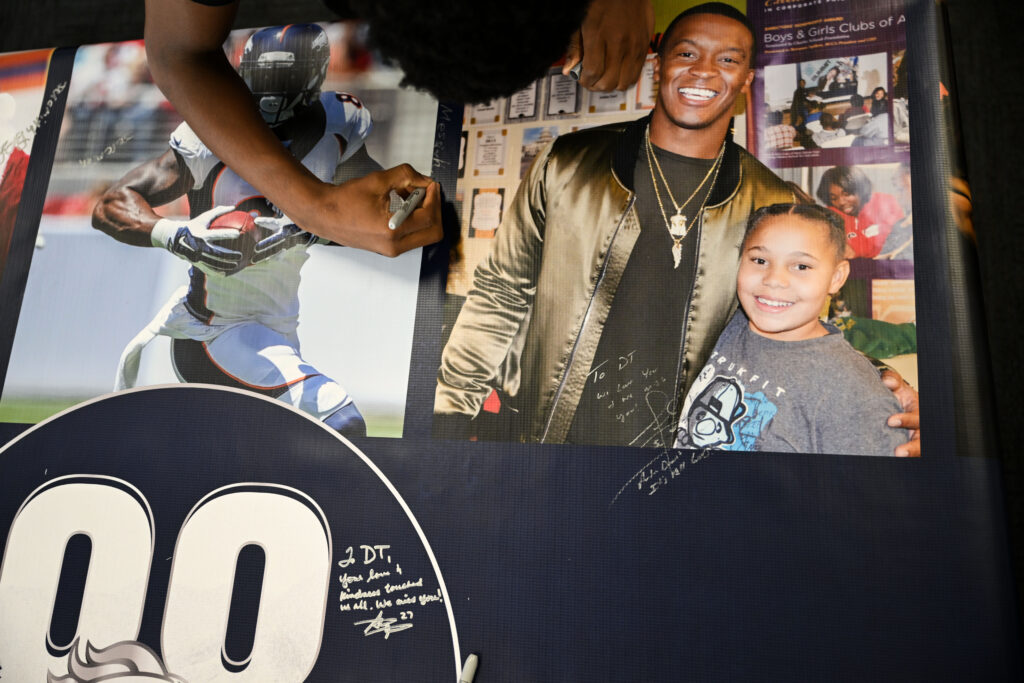 Demaryius Thomas honored at Denver Broncos Boys and Girls Club: ‘It’s like a family reunion’