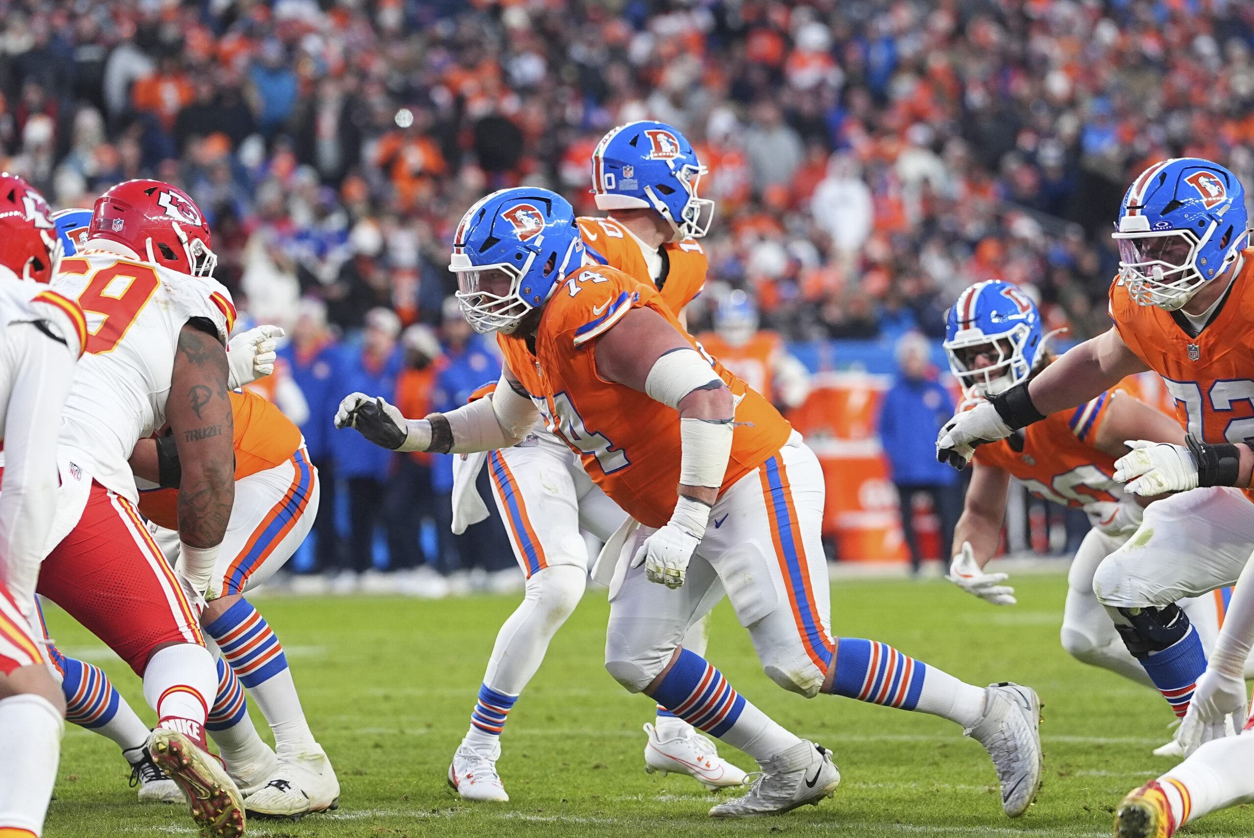 Broncos to put Ben Powers on IR after biceps surgery, hope to have him back in December