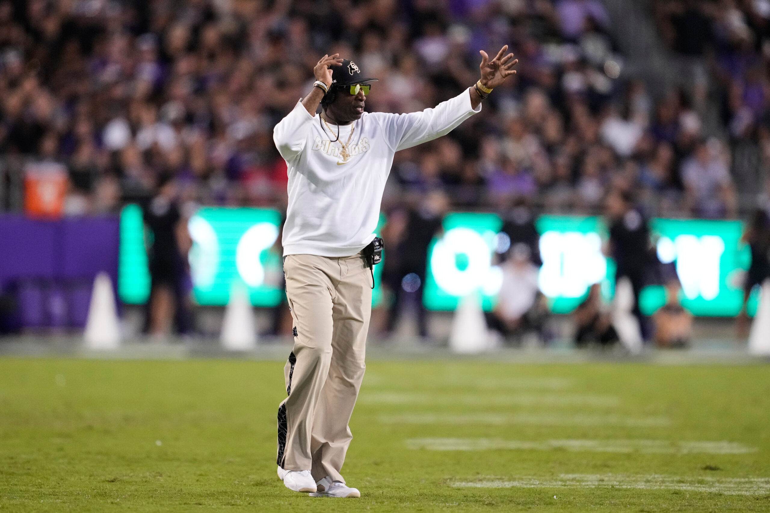 Deion Sanders believes blood clots have resurfaced as Colorado coach ditches shoe against TCU | Buffs notebook
