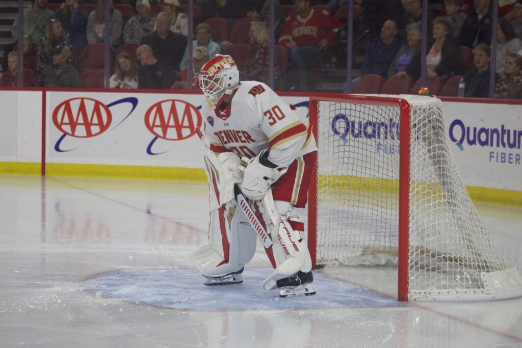 DU Pioneers hockey erupts in third period for win in home opener